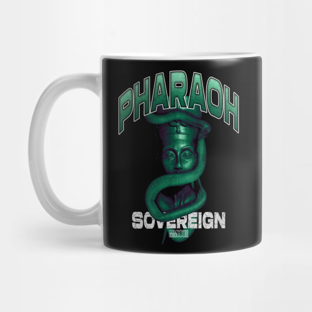 Pharaoh Sovereign MMXXIII Snake Egyptian Streetwear Unique Graphic Design by PW Design & Creative